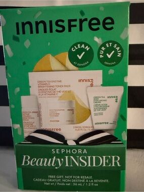 Innisfree Green Tea Toner & Skincare Set - Green